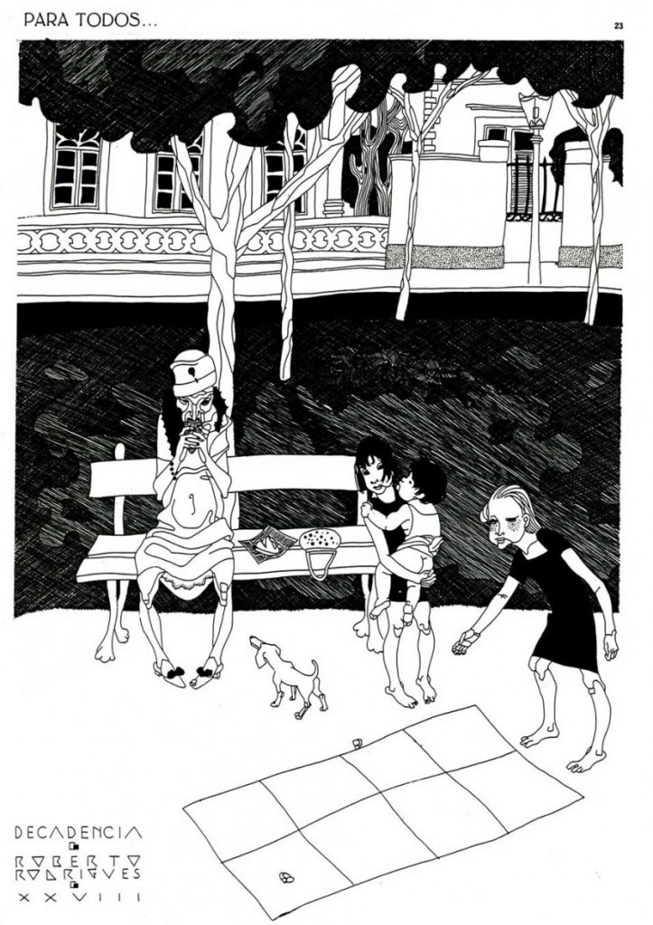 Decadência, ilustração de Roberto Rodrigues
