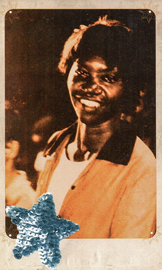 Lia de Itamaracá aos 18 anos